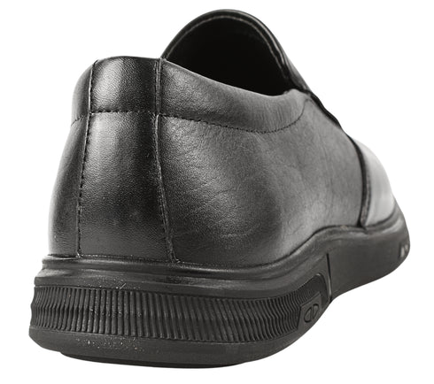 Pantofi casual, barbati, MELS, 2907-7 negru, piele naturala